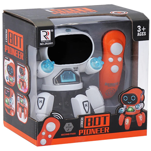 ربات کنترلی شش پا موزیکال و رقصنده سفید Dancing ROBOT on remote control RC music light white -اسباب بازی